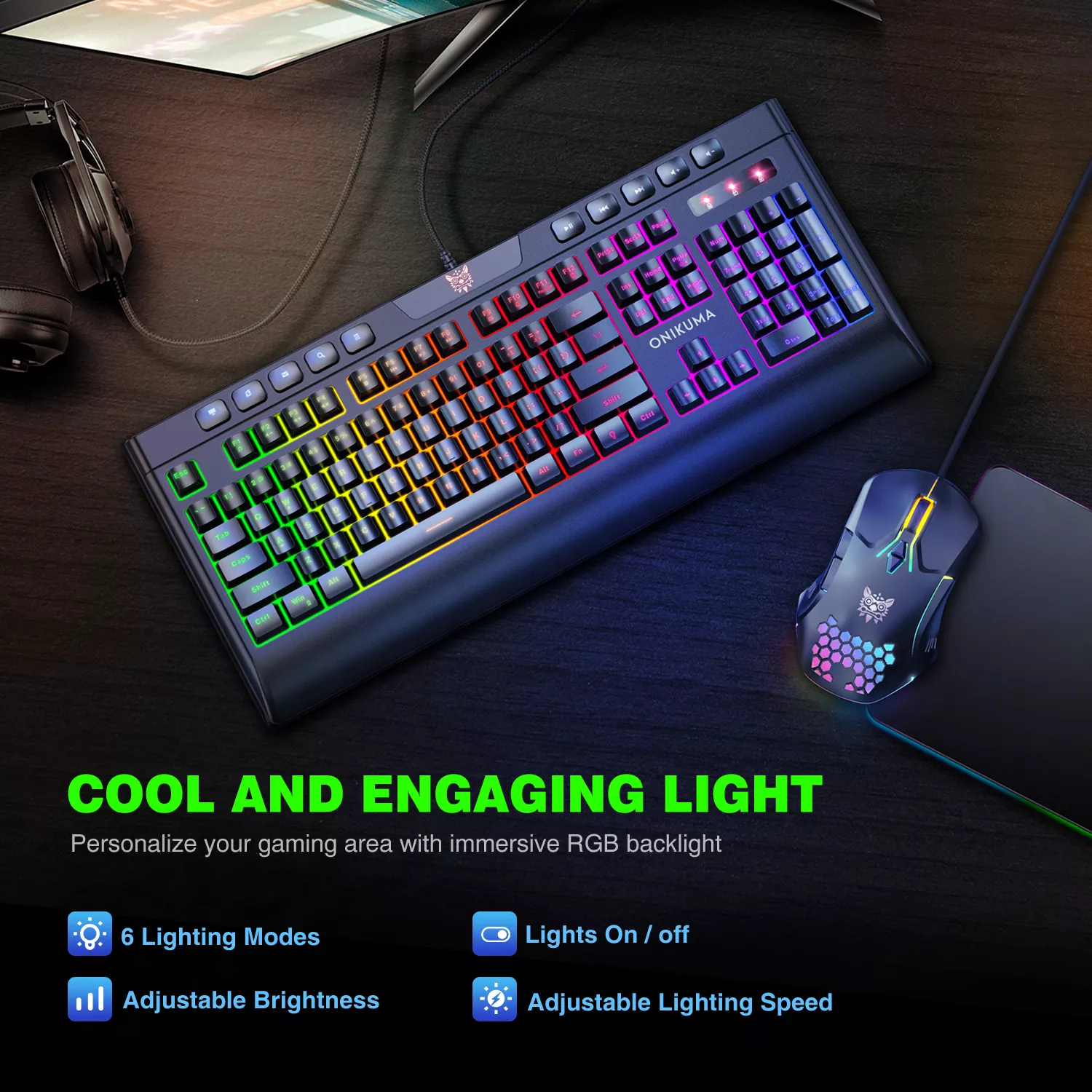 Gaming Mouse and Mechanical Keyboard